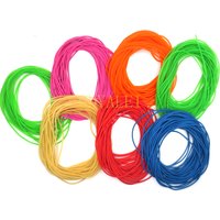 20M A Piece Diameter1.6 2.0 2.5 2.8 3.0mm Rubber Solid Elastic Rubber Line For Fishing Traditional Level Round Elastic Rope
