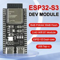 ESP32-S3 Development Board 2.4G Wifi Module for Arduino ESP IDF ESP32-S3WROOM1 N8R2 N16R8 44Pin Type-C 8M PSRAM ESP32S3