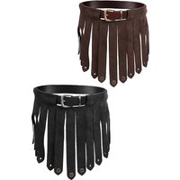 Men and Women Ancient Roman Legion Gladiator Battle Belt Skirt Gothic Steampunk PU Leather Armor Medieval Greek Cosplay Costume
