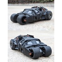 1:24 Scale Batmobile Model Classic Car Toy Metal Diecast Sound & Light Spray Fighting Vehicle Models Decoration Display Ornament