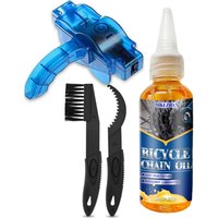 AliExpress NONE Bike Chain Cleaner Kit Including Chain Oil Lubricant,Bike Chain Degreaser,Chain Scrubber and Bicycle Cleaning Brush Tools