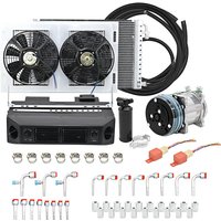 404 Universal Automotive A/C Air Conditioning Kit 12V 24V For Caravans Car Trucks Vans Air Conditioner Assemblies