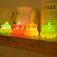 Emmmkun Blingbling Small Light Series Blind Box Poop Night Light Anime Figure Hand-made PVC Doll Desktop Ornaments Birthday Gift