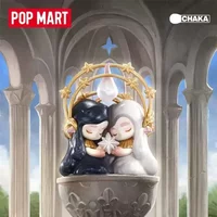POPMART CHAKA Candle Whisper Series Blind Box Toys Kawaii Anime Action Figure Cartoon Model Home Decor Desktop Dolls Girls Gift