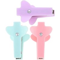 1/3/6Pcs Portable Mini Staple Remover Set Macaron Design Purple Pink Green Compact Handheld Staple Puller For Students Classroom
