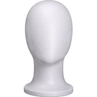 Female Styrofoam Mannequin Manikin Head Model Faceless Cosmetics Display Stand For Hair Travel Salon Hairpieces Model Hat Style