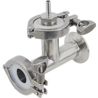Inline Oxygenation/Aeration Assembly 1.5 Inch Tri Clamp 2.0 Micron Oxygenation Stone 1/4" Barb Homebrew Kegging