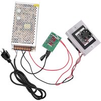 DIY Peltier Cooler Kit 12V Semiconductor Cooler Refrigeration Peltier Cooling System Heatsink Module Kit+Thermostat Set US Plug