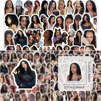 100Pcs Katseye Stickers Girl Group Cartoon Graffiti Stickers Packaging Decoration Refrigerator Luggage Notebook Stickers
