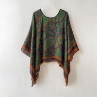 Simulation Silk Chiffon Sunscreen Yarn Women's Pullover Shawl Outer Blouse Multi-functional Scarf Outer New Silk Scarf