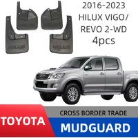 ForToyota Hilux 2WD 2016-2023 2022 Fenders Anti-Snow Anti-Sand Splash Guards Wheel Protecti Mud Flap Exterior Parts Accessories