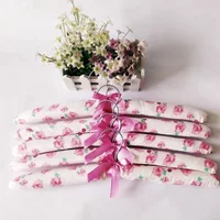 20PCS Sponge Clothes Hangers Non-Slip Space Saving Dress Hanger Hook Drying Rack Clothes Hangers Random Color