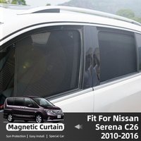 For Nissan SERENA C26 2011-2016 2017 2018 Car Sunshade Magnetic Front Windshield Frame Curtain Rear Side Window Sun Shades Visor