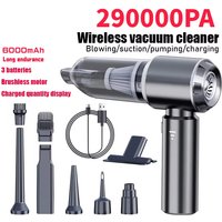Home Car Vacuum Cleaner High Power Portable Handheld Wireless Brushless Motor Cleaning Machine Powerful Air Duster for Appliance