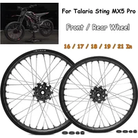 BIKINGBOY Front 17 19 21 x 1.6 Rear 16 1.6 / 16 1.85 / 17 2.15 / 18 2.15 Wheel Rim Hub For Talaria Sting MX5 Pro Electric Dirt