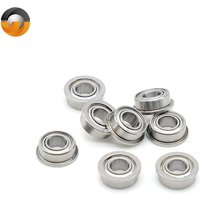 MF106ZZ Flange Bearing 6x10x3 MM ABEC-7 10PCS Miniature Flanged MF106 Z ZZ Ball Bearings