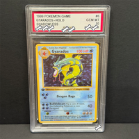 PTCG DIY 1999 POKEMON GAME GYARADOS-HOLO GEM MT SHADOWLESS Base Set GAME GREY HAT VAN GOGH Game Proxy Card Gift Toy Dropshipping