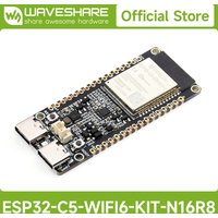 Waveshare ESP32-C5 Dual-Band Wi-Fi 6 Development Board, 240MHz RISC-V Processor, ESP32-C5-WROOM-1 Series Module, Multi-Protocol