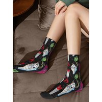 AliExpress Fisherman Fishing Fish Bait Men Women Socks Cycling Novelty Spring Summer Autumn Winter Stockings Gift