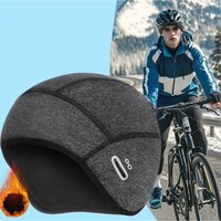 AliExpress NONE 1Pcs Skull Cap Helmet Liner for Men Women Hard Hat Liner Winter Cycling Cap Under Helmet Thermal Fleece Beanie