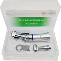 TOSI Dental Slow Speed Handpiece Contra Angle kit+ Handpiece Cartridge Push Button Low Noise Oil Contra Angle Handpiece Sets
