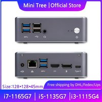 11Th Gen NUC Mini PC Core i7-1185G7 i5-1145G7 Windows10 Business Office Home Desktop Mini Computer Thunderbolt 4 HD DP Type-c