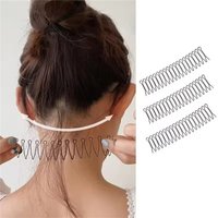 1PC Women Invisible Broken Hair Hairpin Adult Tiara Tools Roll Curve Needle Bangs Fixed Insert Comb Styling Accessories
