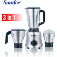 3 in 1 Blender&Meat Grinder&Juicer&Grinding Stainless Steel Kitchen Mixer Fruit Food Processor Ice Smoothies BPA Free Sonifer