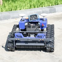 Customized Gas Powered GPS Lawn Mower Robot Long Working Time For Big Farm Orchard Lawn Mower