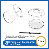 For Pokemon GO Plus PC Protective Case Portable Transparent Hard Shell With Hand Rope Game Accessories Protective Accessories