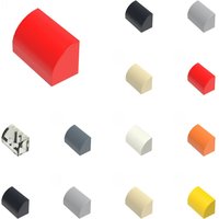 50pcs Puzzle Particle 37352 Curved 1x2 Building Blocks Kit High-Tech Slope Bricks Toys Children Birthday Gifts Dropshipping
