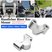 For Loncin VOGE Trofeo 500AC 525AC 350AC 300R 500R Motorcycle 500 525 350 AC Handlebar Riser Bar Mount Handle Clamp Rise Block