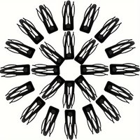 24 Pieces Black Metal Hairpin with Double Buckle - 2 Inch Water Drop Shape, Minimalist Style Suitable for Styling and Salon Use