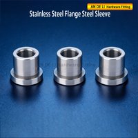 Large Diameter Shouldered Flange Bushings - Flanged Edge Guide & Bearing Sleeves with Inner Diameter 4-40mm