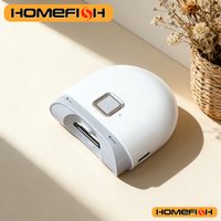 Rechargeable Electric Nail Clipper with LED Light – Automatic Grinding & Polishing Trimmer for Baby & Adult Manicure Care
