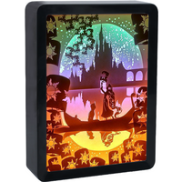 Anime Light Box 3D Led Night Light Princess Diy Paper Cut Shadow Box Light Picture Frame Atmosphere Light Room Decor Kids Gift
