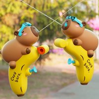 Cute Capybara Water Gun Water Squirt Toys Cartoon Animal Watergun Sprinkler Summer Water Fights Outdoor Beach Pool Toys For Kids