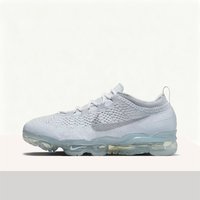 Nike Vapormax Flyknit Men's Low-Top Running Shoes - White Lightweight, Soft, Cushioned, Breathable, Supportive DV1678-002