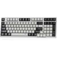 Redragon BK7114 ordenador inalámbrico BT de perfil bajo 2,4G 98 teclas delgada PC de oficina mecanismo de tijeras teclado táctil silencioso