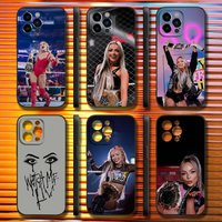 L-Liv Morgan Wrestler Phone Case For iPhone 17,16,15,14,13,12,11,Pro,Max,Plus,X,XS,SE4,E,Mini,Soft Black Case