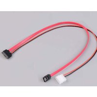 1PC Slimline SATA Cable 7+6 Pin For Slim Laptop DVD+/-RW Drive Power Cord to PC
