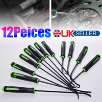 Ergonomic Long Reach Hook and Pick Tool Set 12Piece O-Ring Seal Hose Removal Kit High-carbon steel