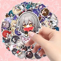 40 PCS Cute Honkai: Star Rail Stickers Decorative Water Bottle Computer Guitar Skateboard Bicycle Motorcycle Snowboard