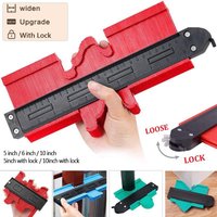 Contour Gauge Duplicator Profile Duplication Duplicator Ceramic Tile Carpet Cutting Template Magic Measuring Tool For Carpenter