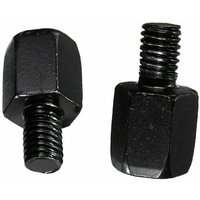 Motorcycle Mirror Conversion Adaptors Aluminium M10 Thread 10mm Female to 8mm Male for Wing Mirror Fitting Replacement