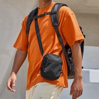 XPAC Waterproof Travel Crossbody Passport Wallet with Phone Pocket RFID Blocking Anti-Theft Shoulder Bag for Outdoor/Commuting