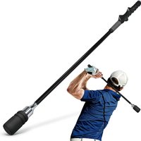 Golf Swing Speed Trainer, Click Stick Golf Trainer for Inertia & Swing Rhythm Practice, Weighted Golf Training Aid