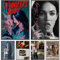 Pop Movie Jennifer Body Poster Versatile HD Waterproof Wall Art Self-Adhesive Decor for Any Space Ideal Gift