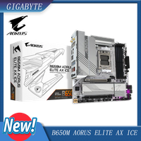 GIGABYTE B650M AORUS Elite AX ICE AM5 LGA 1718 AMD B650 M-ATX Motherboard