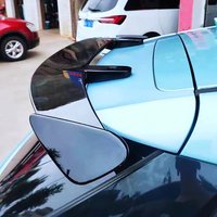 High Quality Universal 130CM Glossy Black Carbon Look Rear Spoiler Wings SUV Hatchback Sport Styling Exterior Accessories